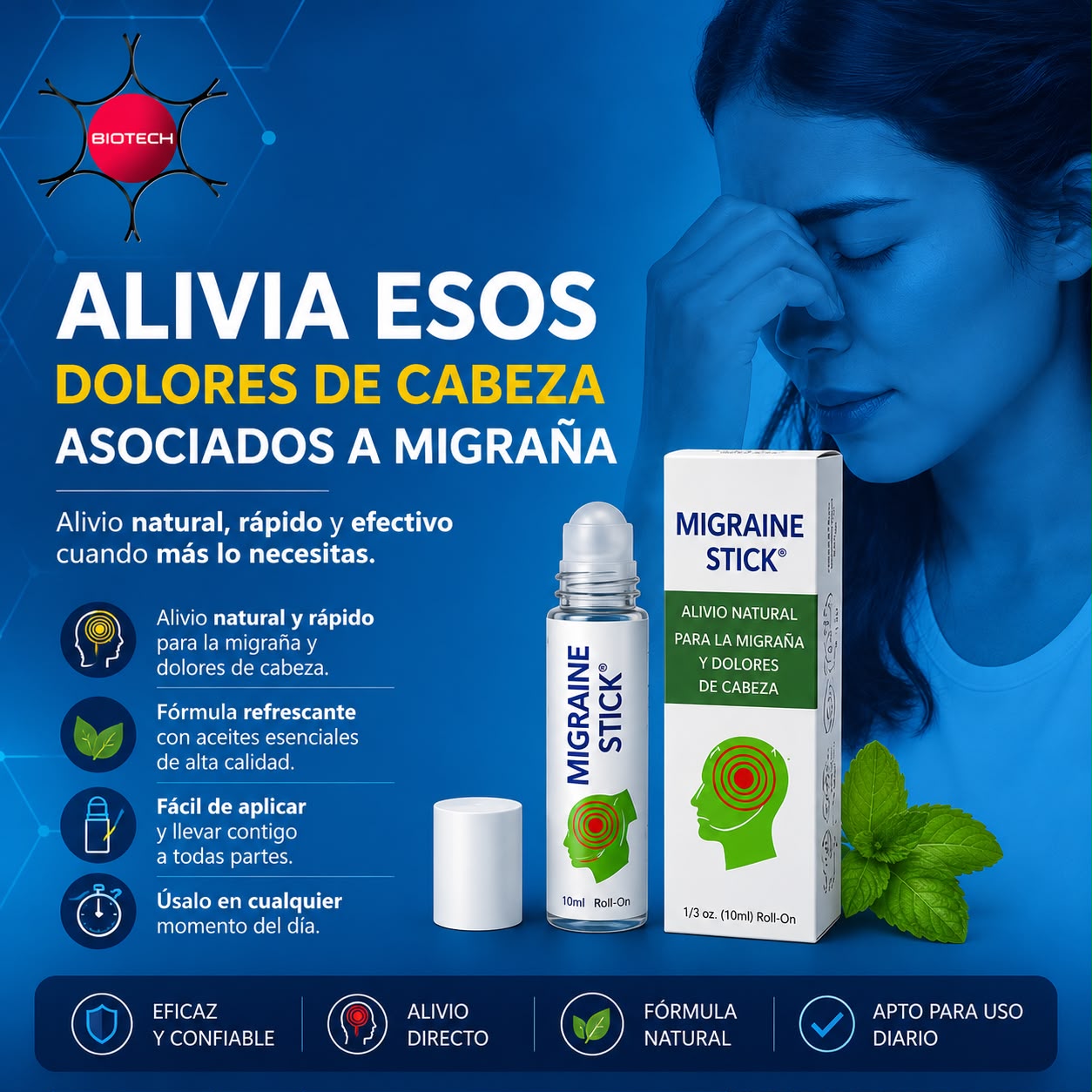 Migraine Rain Stick™ | Frescura y Bienestar en Segundos