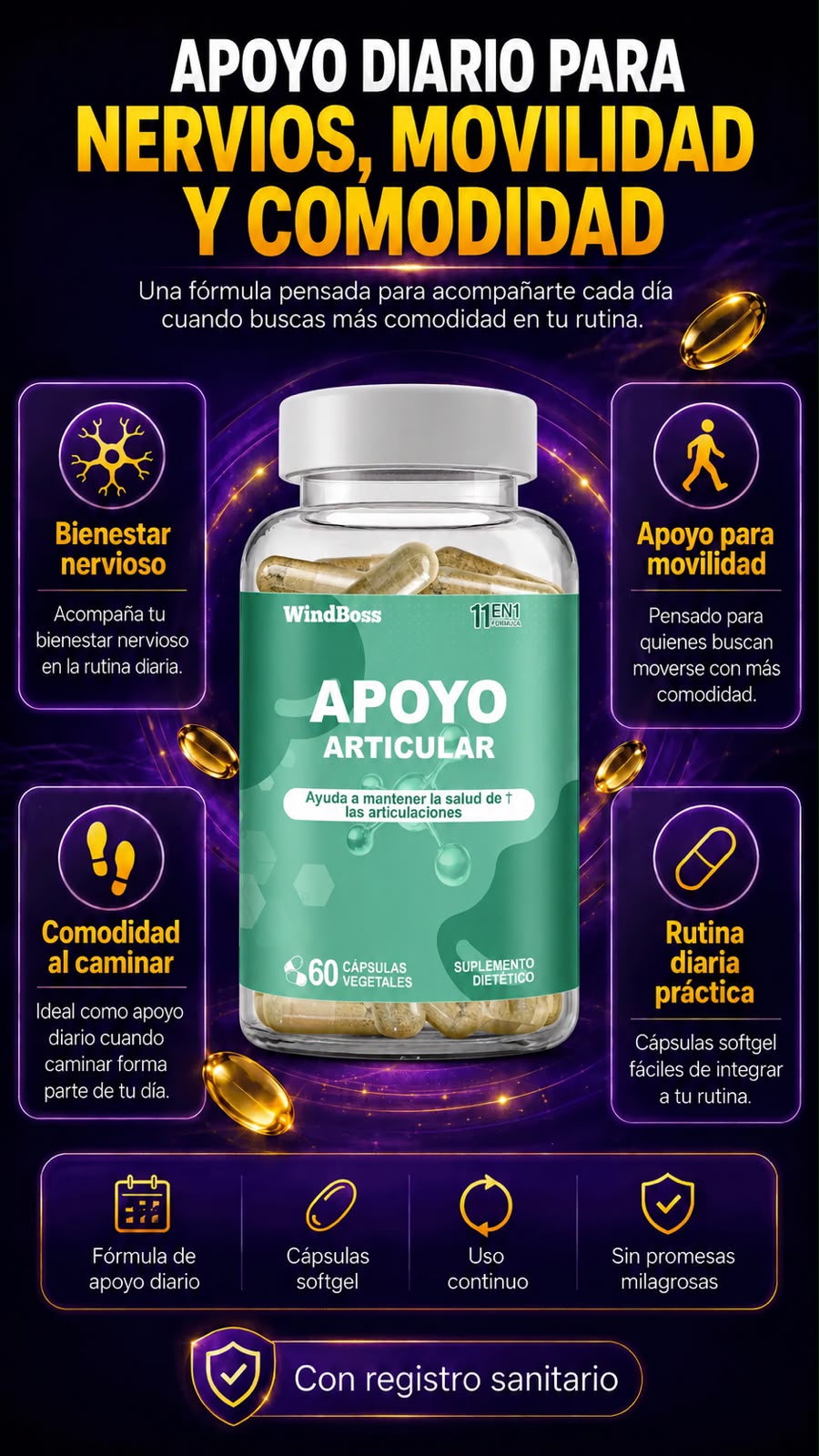 APOYO ARTICULAR™ ⭐⭐⭐⭐⭐ Reduce el dolor muscular y de ciática