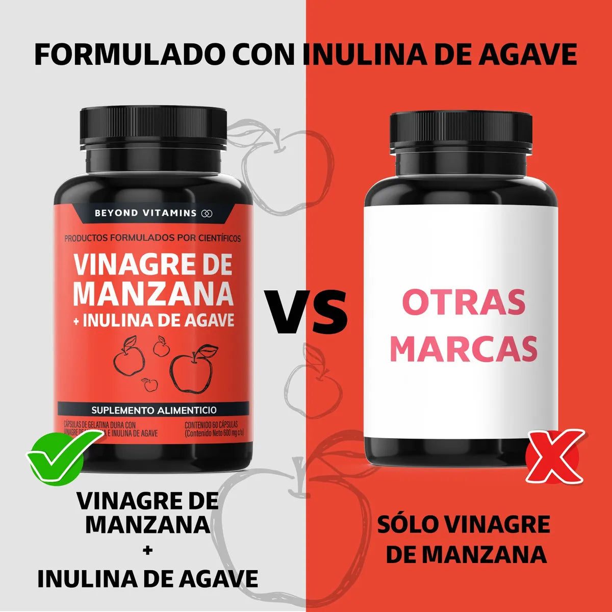 VINAGRE DE MANZANA™ ⭐⭐⭐⭐⭐ Abdomen más plano y baja de peso