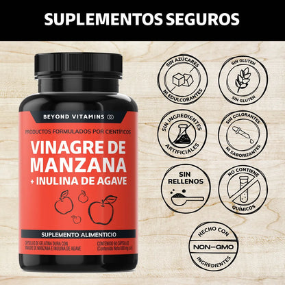 VINAGRE DE MANZANA™ ⭐⭐⭐⭐⭐ Abdomen más plano y baja de peso