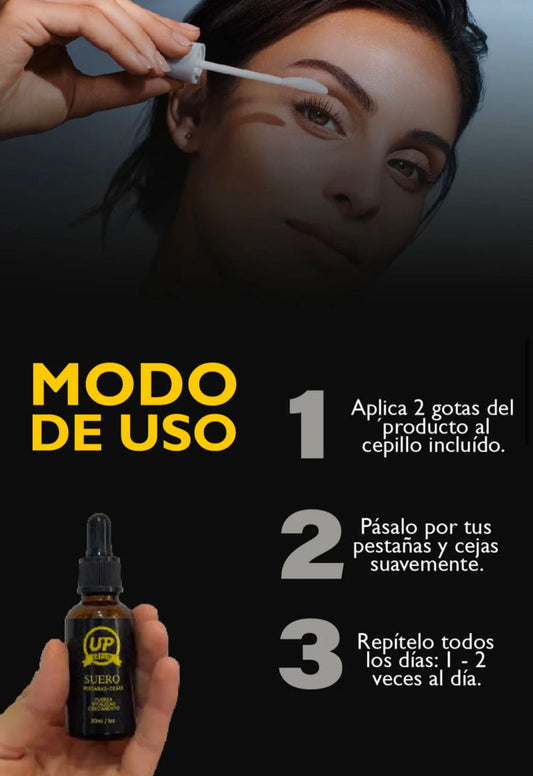 SERUM UP PRO ™ ⭐⭐⭐⭐⭐ Alargador de pestañas y cejas