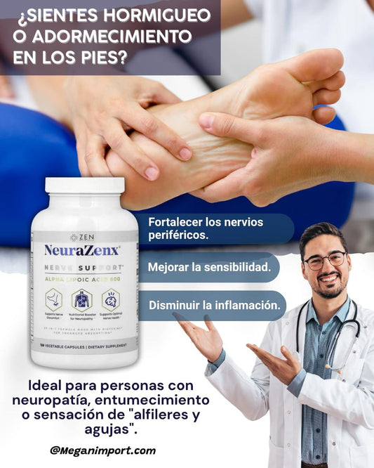 NEURAZENX ⭐⭐⭐⭐⭐Apoya a la salud de los nervios