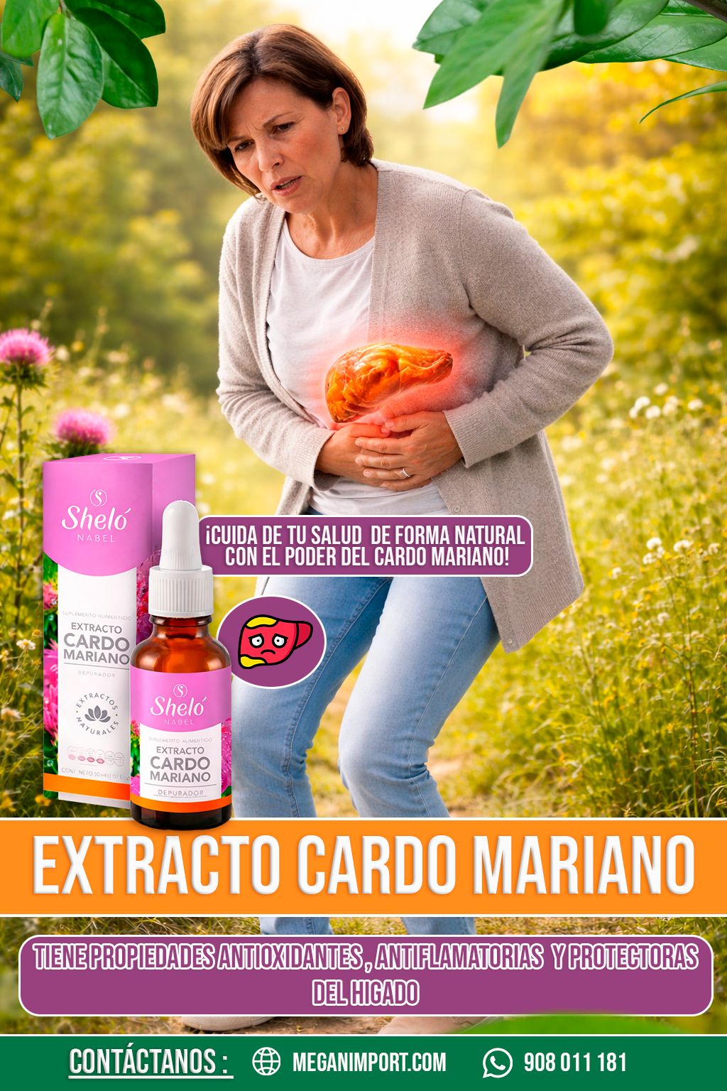 EXTRACTO CARDO MARIANO⭐⭐⭐⭐⭐ DESINTOXICA TU HIGADO