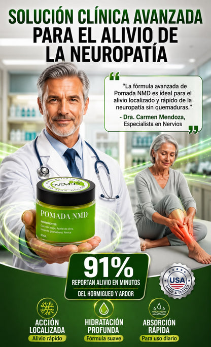 POMADA NMD™ ⭐⭐⭐⭐⭐Alivia los sintomas de la neuropatia