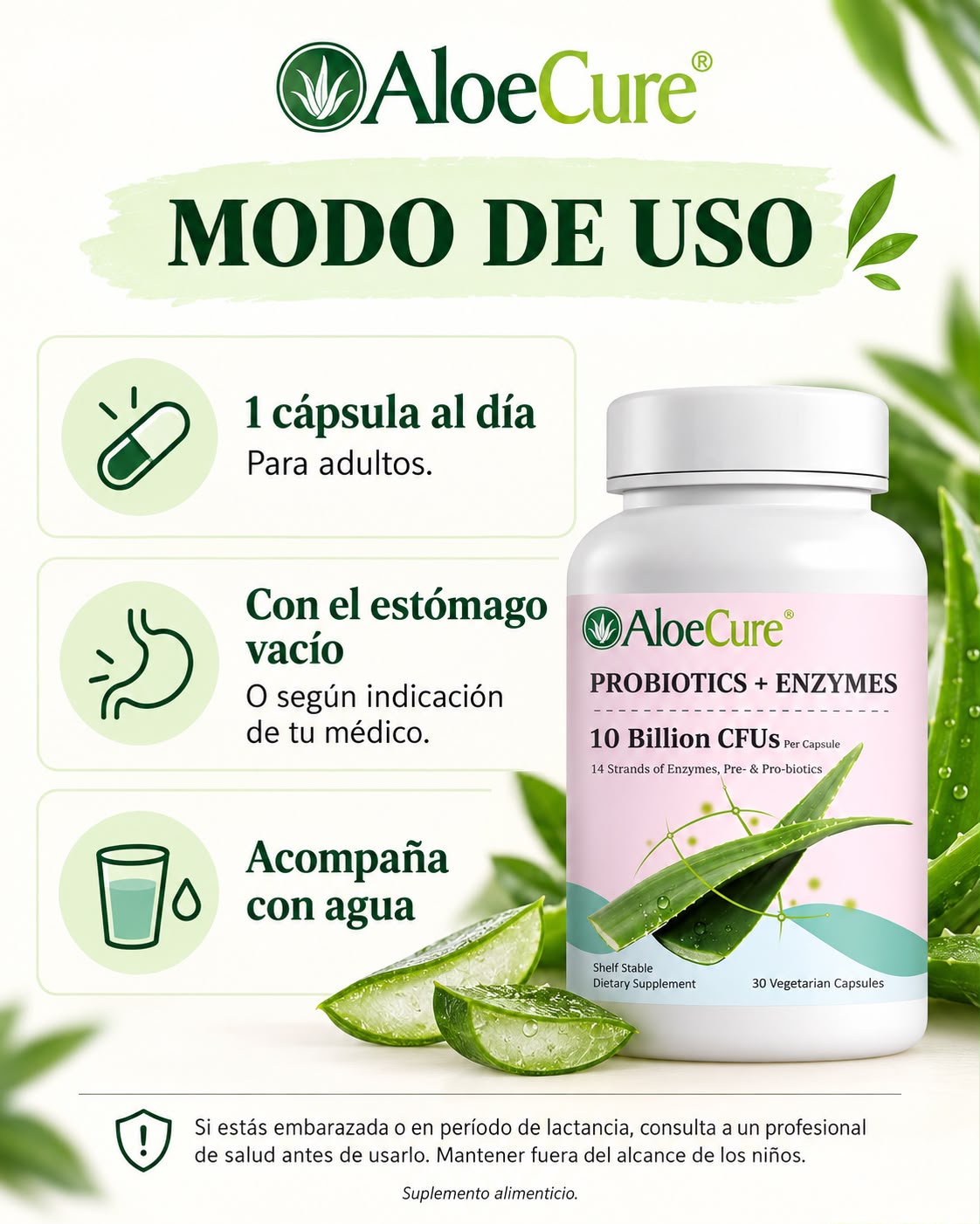 ALOECURE™ ⭐⭐⭐⭐⭐ Alivia los malestares estomacales