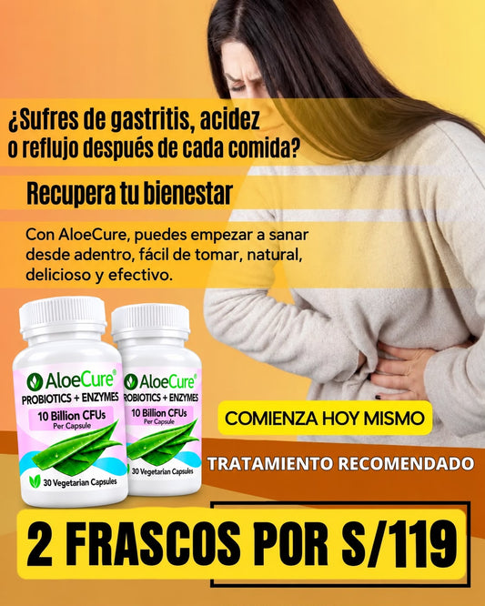 ALOECURE™ ⭐⭐⭐⭐⭐ Alivia los malestares estomacales
