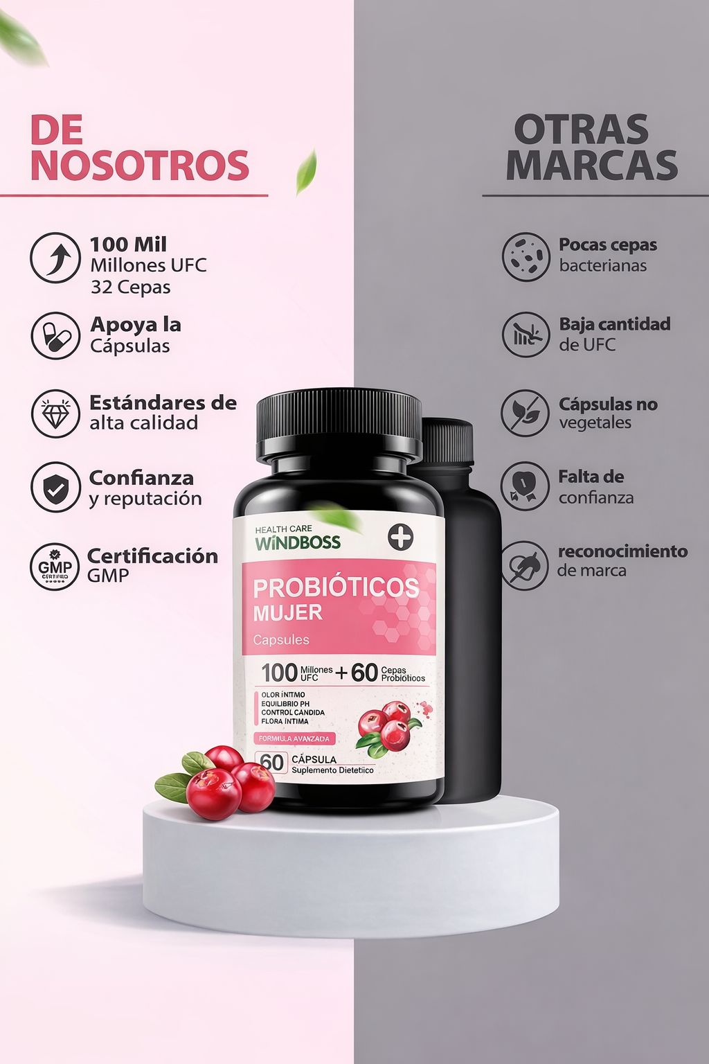 PROBIOTICOS MUJER⭐⭐⭐⭐⭐  Equilibra tu bienestar desde adentro