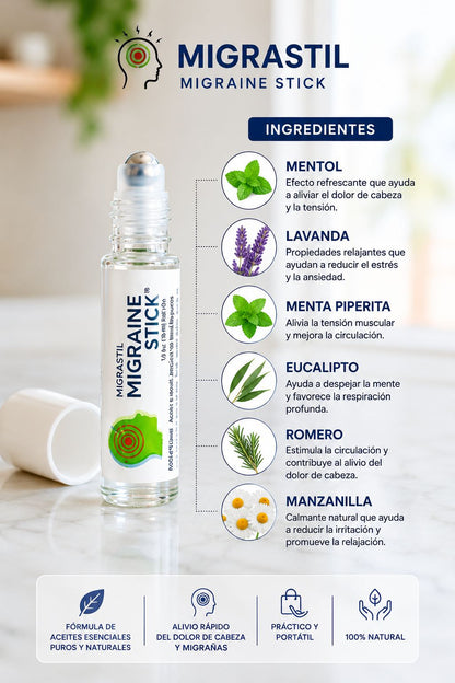 Migraine Rain Stick™ | Frescura y Bienestar en Segundos