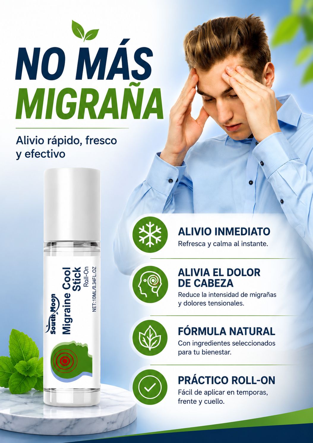 Migraine Rain Stick™ | Frescura y Bienestar en Segundos