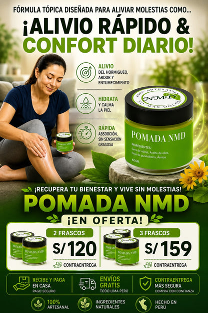 POMADA NMD™ ⭐⭐⭐⭐⭐Alivia los sintomas de la neuropatia