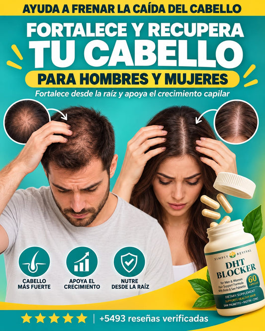 DHT CAPSULAS - TRATAMIENTO CAIDA CABELLO ⭐⭐⭐⭐⭐