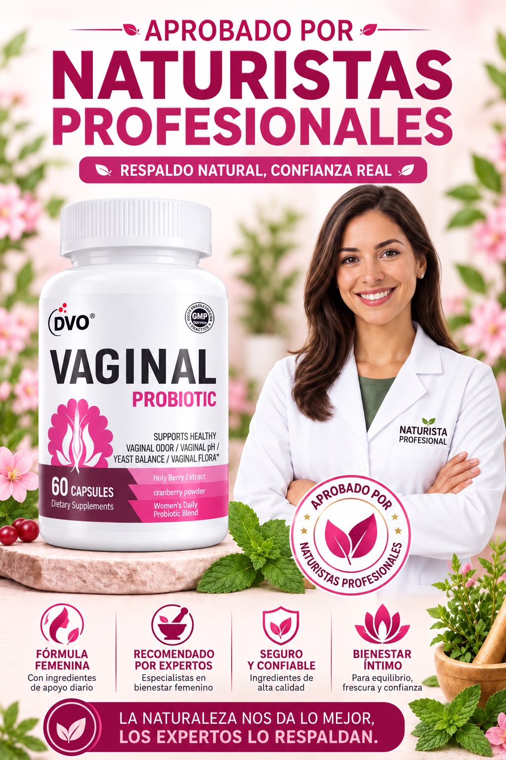 PROBIOTICOS MUJER⭐⭐⭐⭐⭐  Equilibra tu bienestar desde adentro