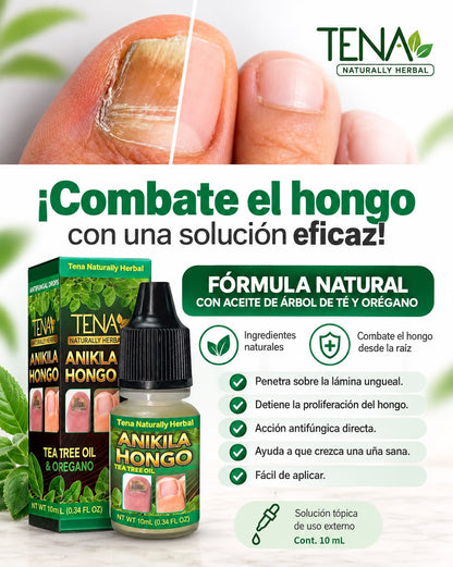 ANIKILA HONGOS⭐⭐⭐⭐⭐RESTAURA UÑAS AMARRILAS Y CON HONGOS