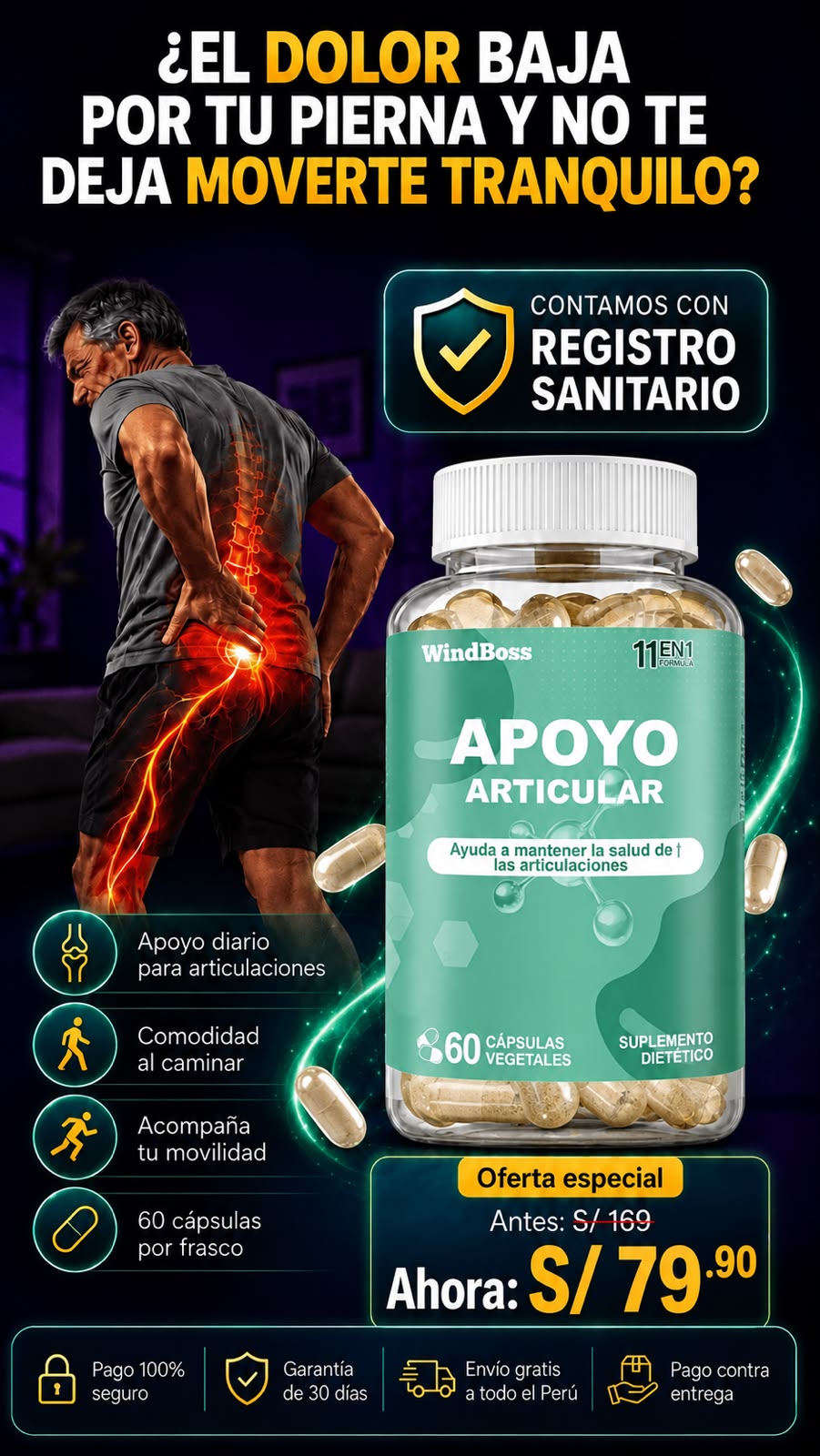 APOYO ARTICULAR™ ⭐⭐⭐⭐⭐ Reduce el dolor muscular y de ciática