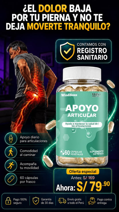 APOYO ARTICULAR™ ⭐⭐⭐⭐⭐ Reduce el dolor muscular y de ciática